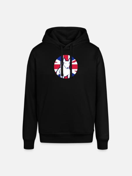 Miniatur Bullterrier UK 3c - Stanley/Stella Unisex Hoodie SOUNDER - Schwarz