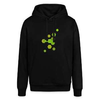 Marvin - Stanley/Stella Unisex Hoodie SOUNDER - Schwarz - Vorne - Alina (178cm) & Michal (187cm)
