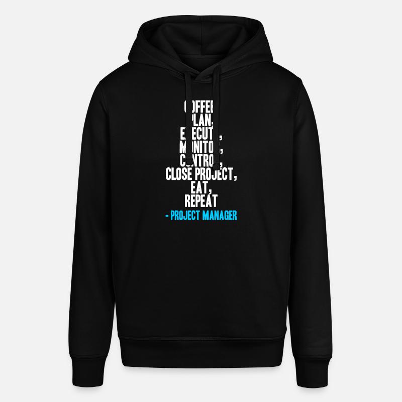 Chef de projet - Répéter - Sweat à capuche SOUNDER Stanley/Stella Unisexe - noir