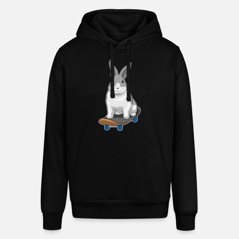 Rabbit Skater Skateboard - Sweat à capuche SOUNDER Stanley/Stella Unisexe - noir