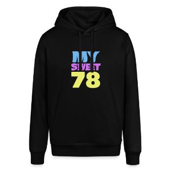 78 - Stanley/Stella Unisex Hoodie SOUNDER - Schwarz - Vorne - Alina (178cm) & Michal (187cm)