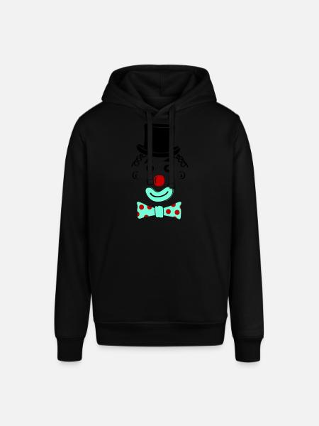 Clown Smile - Stanley/Stella SOUNDER Unisex Hoodie - black