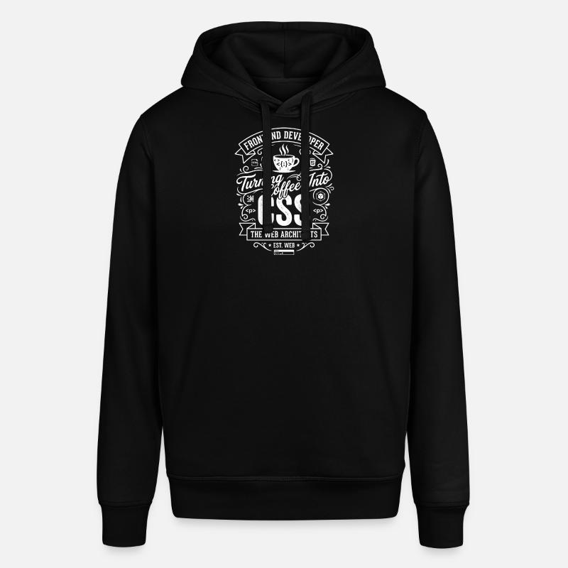 Frontend Coffee CSS Tee - Sweat à capuche SOUNDER Stanley/Stella Unisexe - noir