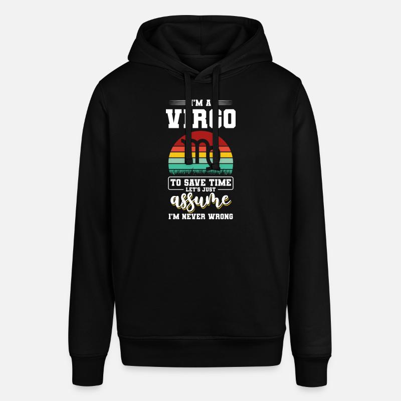 Horoscope Vierge Planète - Sweat à capuche SOUNDER Stanley/Stella Unisexe - noir