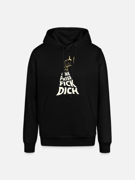 Eine Prise Fick Dich - Stanley/Stella Unisex Hoodie SOUNDER - Schwarz