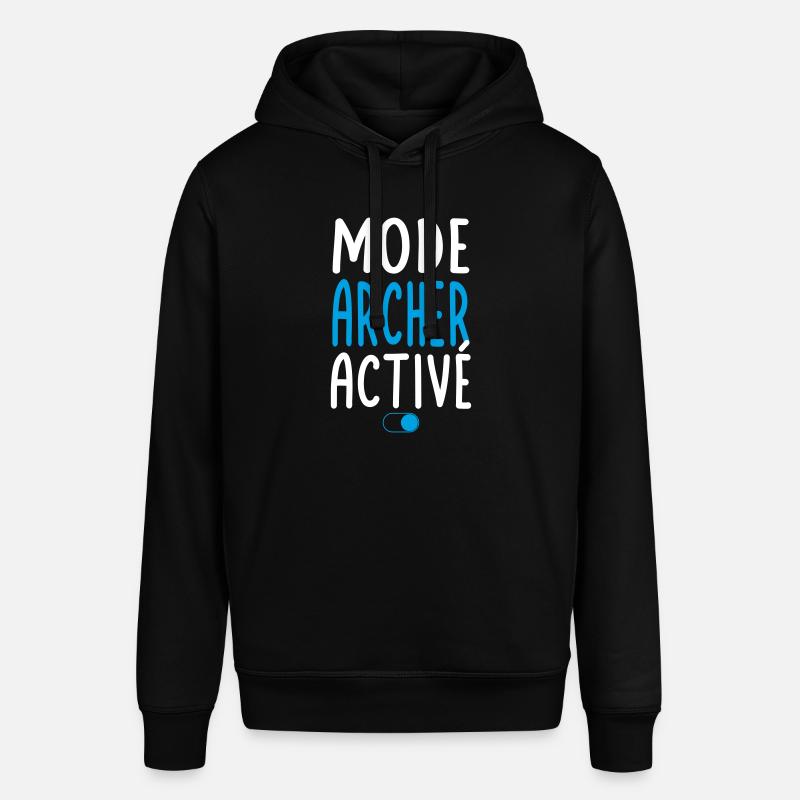 Mode archer activé - Idée cadeau - Sweat à capuche SOUNDER Stanley/Stella Unisexe - noir