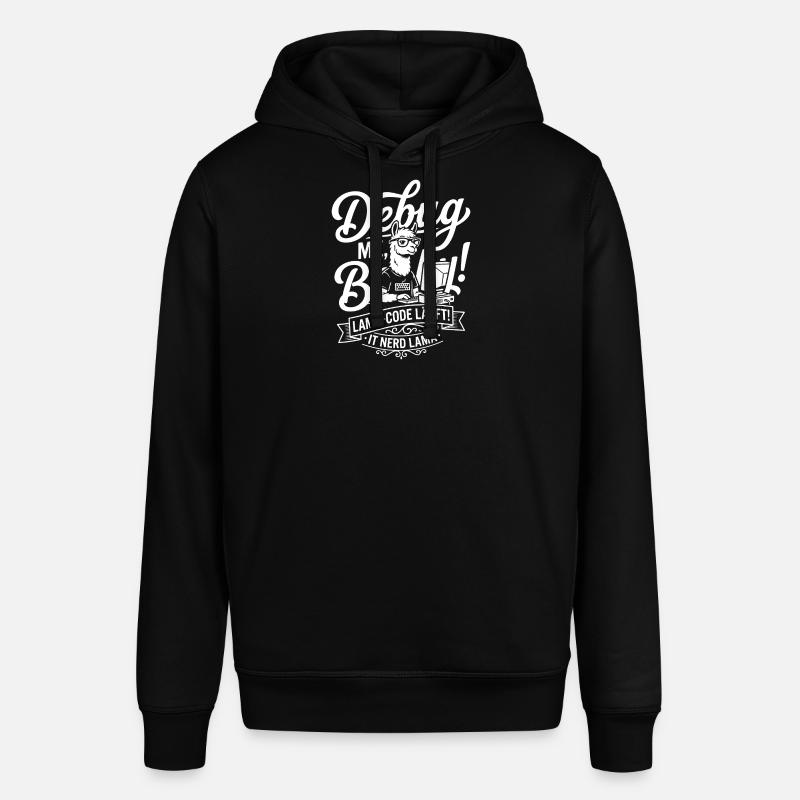 Lama Code Debug Design - Stanley/Stella Unisex Hoodie SOUNDER - Schwarz