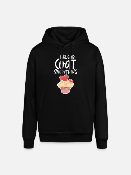 I Sugar Coat Everything - Stanley/Stella SOUNDER Unisex Hoodie - black
