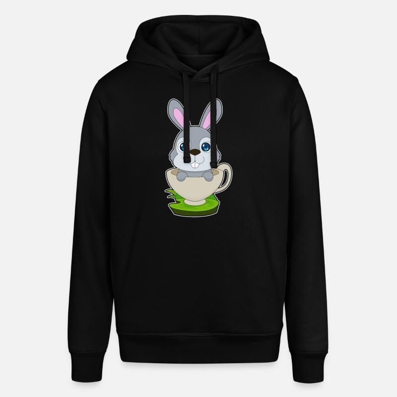 Mug lapin - Sweat à capuche SOUNDER Stanley/Stella Unisexe - noir