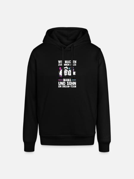 Mom and son - Stanley/Stella SOUNDER Unisex Hoodie - black