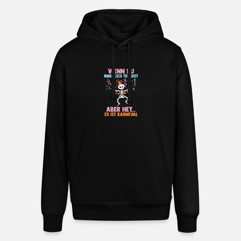 Costume de carnaval Carnaval - Sweat à capuche SOUNDER Stanley/Stella Unisexe - noir