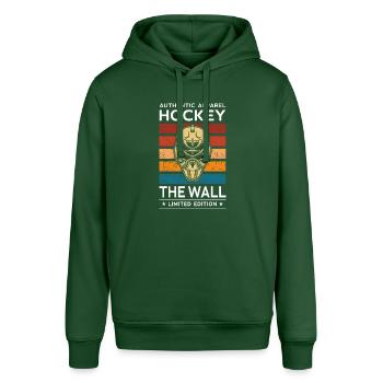 Hockey the Wall - Stanley/Stella Unisex Hoodie SOUNDER - Flaschengrün - Vorne - Alina (178cm) & Michal (187cm)