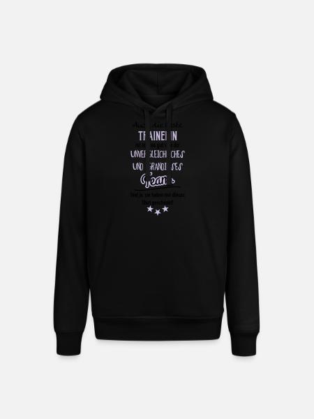 Beste Trainerin Shirt - Stanley/Stella Unisex Hoodie SOUNDER - Schwarz