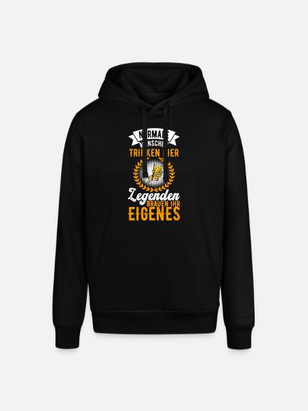 Bierbrauer Bierbrauen Bier Geschenk - Stanley/Stella Unisex Hoodie SOUNDER - Schwarz
