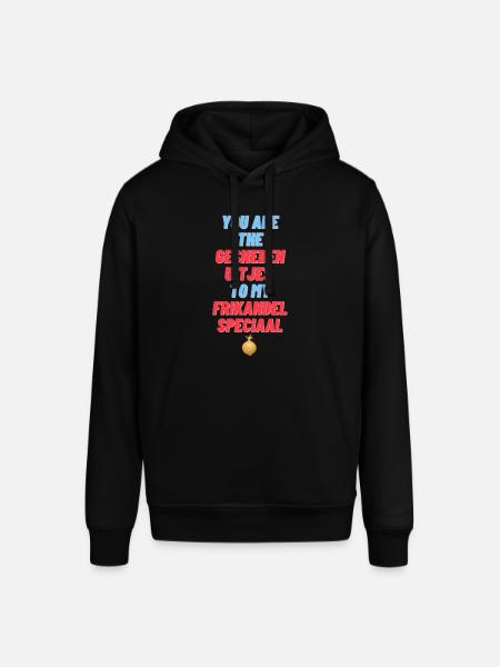 Skiver løg til min frikandel special - Stanley/Stella SOUNDER unisex hoodie - sort