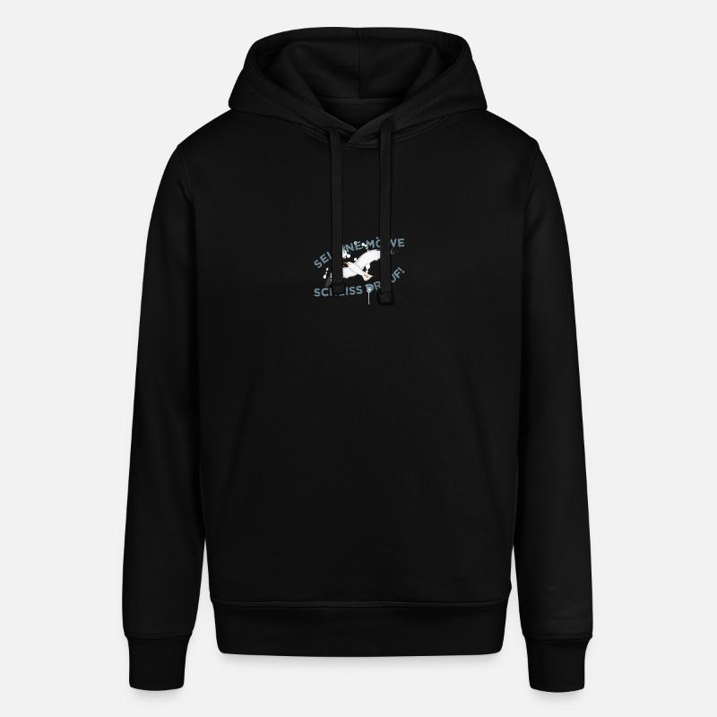 Sei eine Möwe Scheiss drauf! - Stanley/Stella Unisex Hoodie SOUNDER - Schwarz