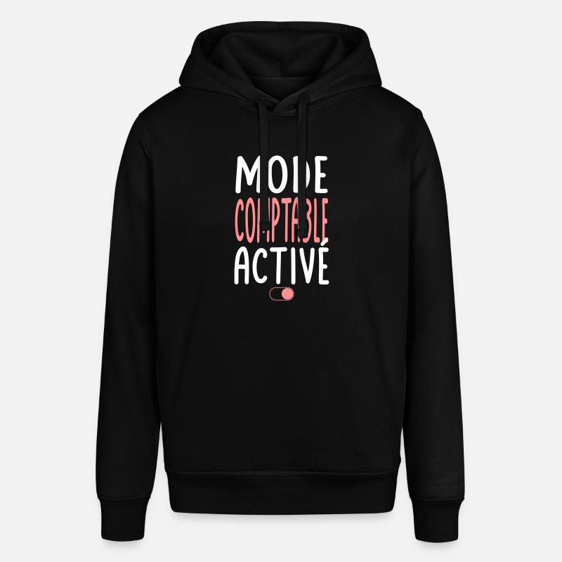 Mode Comptable activé - Idée cadeau - Sweat à capuche SOUNDER Stanley/Stella Unisexe - noir