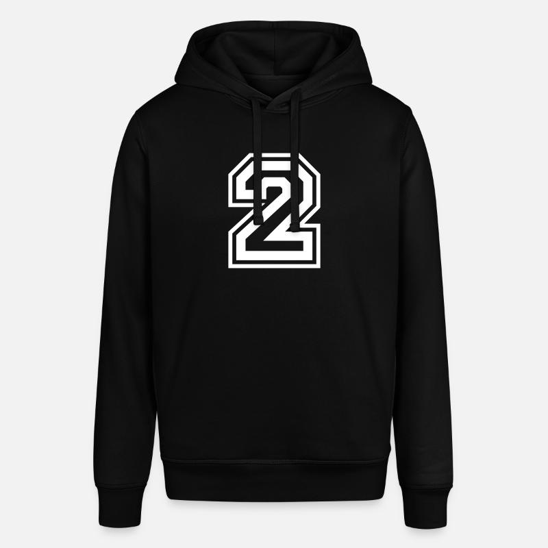 2 Numéro de numéro - Sweat à capuche SOUNDER Stanley/Stella Unisexe - noir