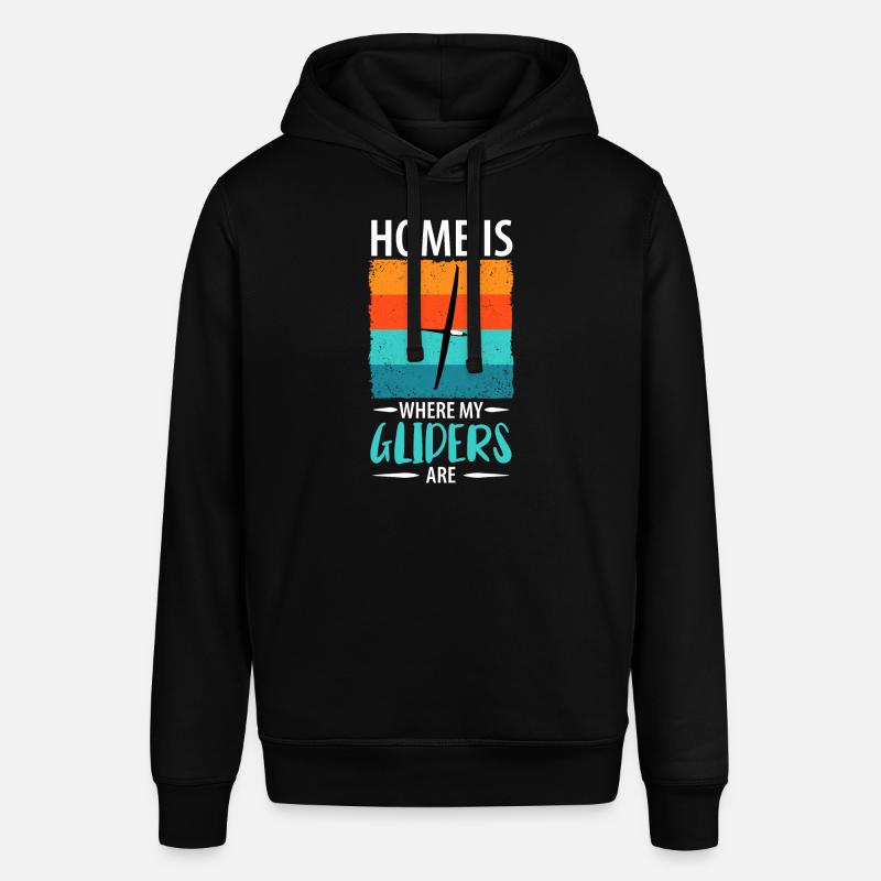 Planeurs Planeurs Planeurs Voler - Sweat à capuche SOUNDER Stanley/Stella Unisexe - noir