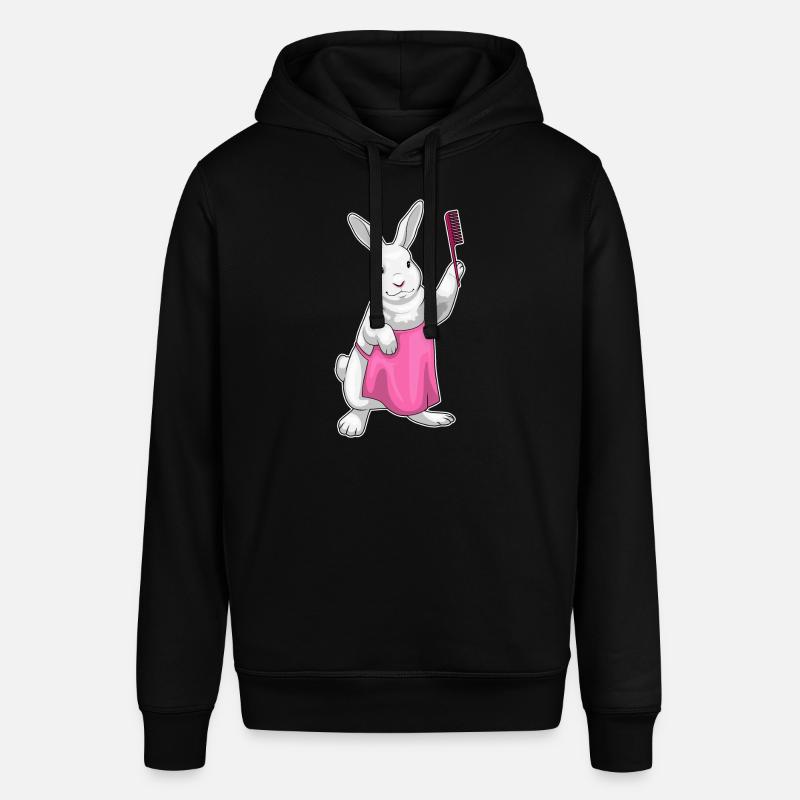 Peigne de coiffeur Bunny - Sweat à capuche SOUNDER Stanley/Stella Unisexe - noir