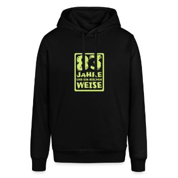 83 - Stanley/Stella SOUNDER Unisex Hoodie - black - Front - Alina (178cm) & Michal (187cm)