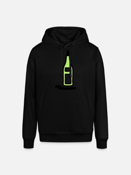 Flasche Weinflasche - V2 - Stanley/Stella Unisex Hoodie SOUNDER - Schwarz
