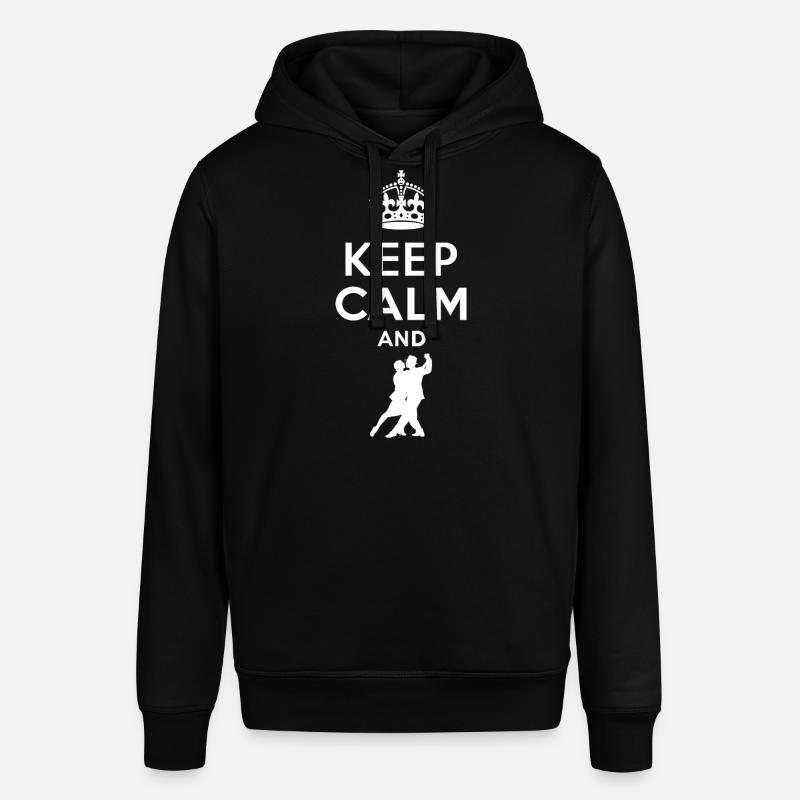 Keep calm - dance Tango - Stanley/Stella SOUNDER Unisex Hoodie - black