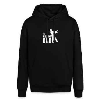 The walking dad papa zombie wanderer - Stanley/Stella Unisex Hoodie SOUNDER - Schwarz - Vorne - Alina (178cm) & Michal (187cm)