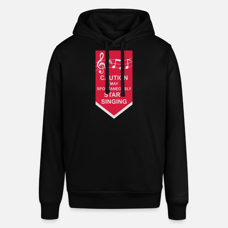 may spontaneously start singing - Stanley/Stella Unisex Hoodie SOUNDER - Schwarz