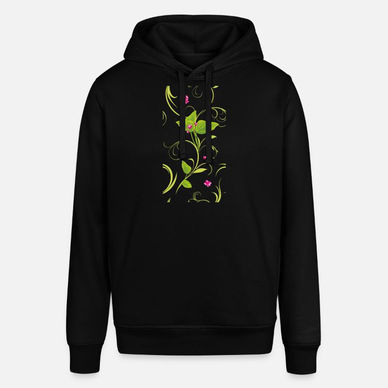 Zweig mit rosa Blüten - Stanley/Stella Unisex Hoodie SOUNDER - Schwarz
