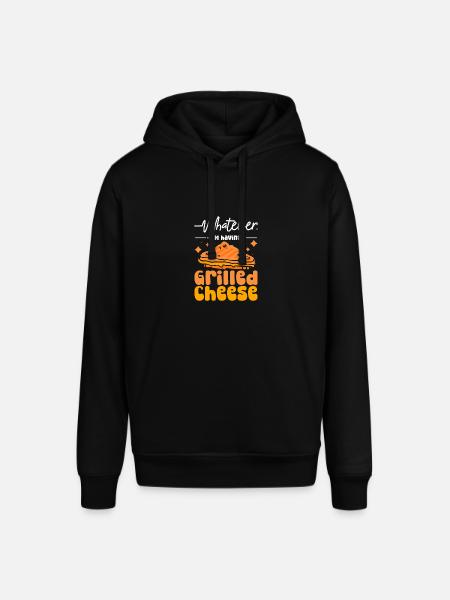 Whatever I'm having grilled cheese - Stanley/Stella SOUNDER Unisex Hoodie - black