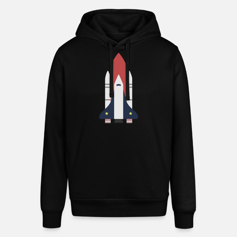 Rocket space gift idea - Stanley/Stella SOUNDER Unisex Hoodie - black
