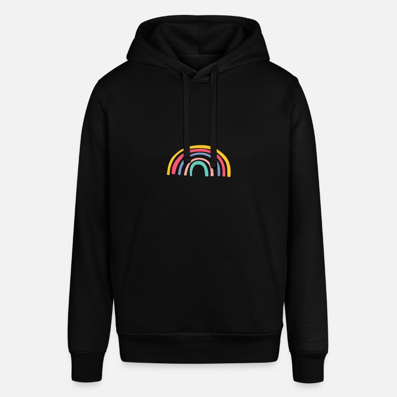 regenbogen boho geschenkidee - Stanley/Stella Unisex Hoodie SOUNDER - Schwarz