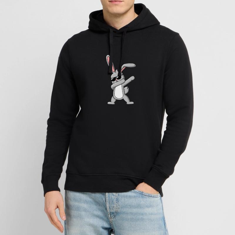 Dabbing Rabbit - Funny Dab Dance Easter Design Stanley/Stella SOUNDER Unisex Hoodie