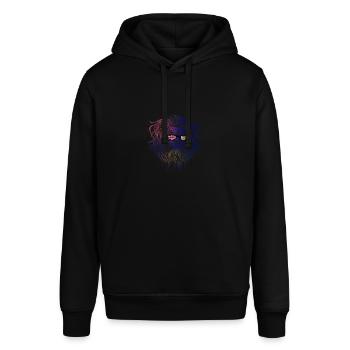 Turks- und Caicosinseln - Stanley/Stella Unisex Hoodie SOUNDER - Schwarz - Vorne - Alina (178cm) & Michal (187cm)