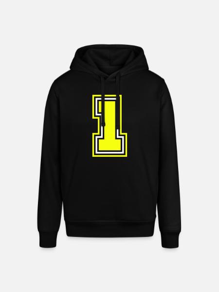 1 symbole numérique - Sweat à capuche SOUNDER Stanley/Stella Unisexe - noir