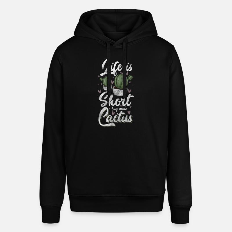 Jardin de cactus épineux - Sweat à capuche SOUNDER Stanley/Stella Unisexe - noir
