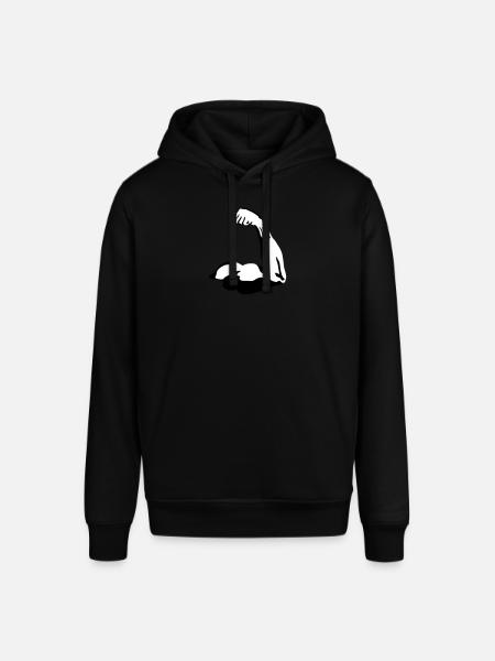 Biceps, Muscle - Stanley/Stella SOUNDER Unisex Hoodie - black