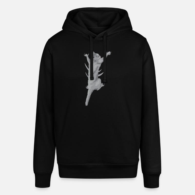 Chat Escalade 3D (chat) - Sweat à capuche SOUNDER Stanley/Stella Unisexe - noir