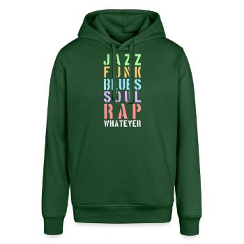 Whatever the music... - Stanley/Stella Unisex Hoodie SOUNDER - Flaschengrün - Vorne - Alina (178cm) & Michal (187cm)