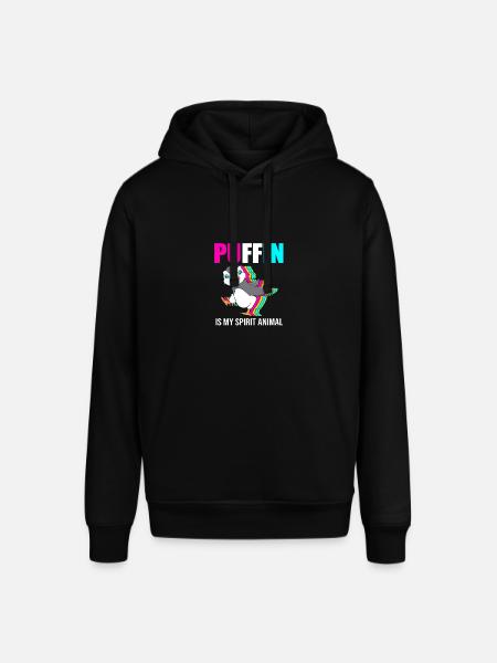 Papageientaucher Puffin - Stanley/Stella SOUNDER Unisex Hoodie - black