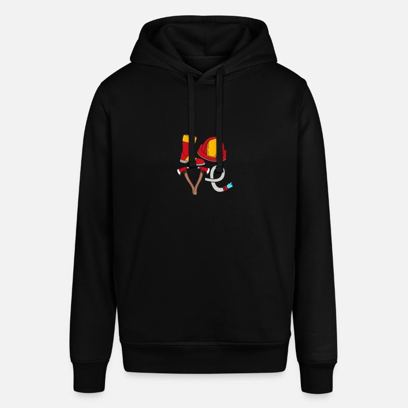 Pompier Pompier - Sweat à capuche SOUNDER Stanley/Stella Unisexe - noir
