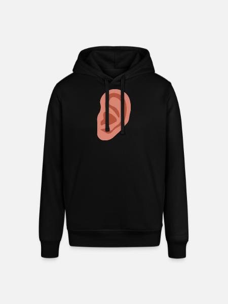 Big ear - Stanley/Stella SOUNDER Unisex Hoodie - black