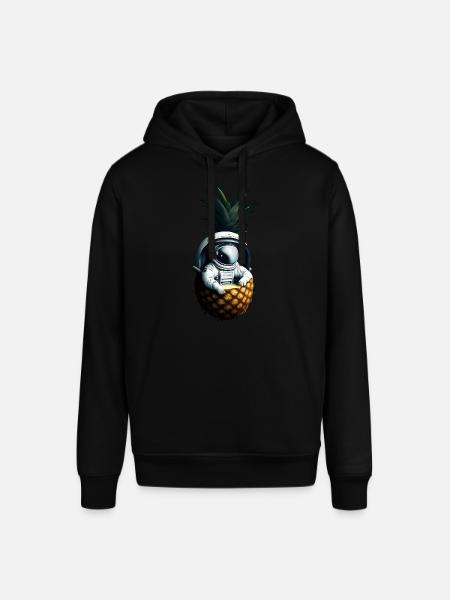 Astronaut in pineapple - Stanley/Stella SOUNDER Unisex Hoodie - black