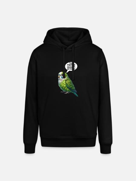 Parrotlet Bird Green Parrotlet - Stanley/Stella SOUNDER Unisex Hoodie - black