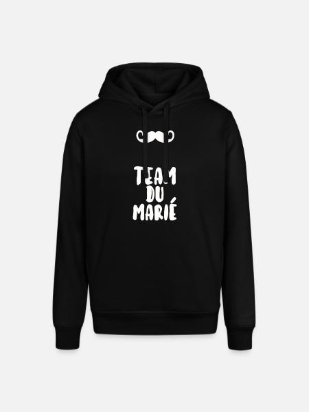 Team du marié - Sweat à capuche SOUNDER Stanley/Stella Unisexe - noir