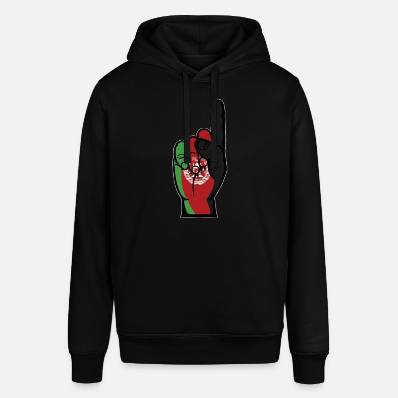 Drapeau de l’Afghanistan numéro 1 - Sweat à capuche SOUNDER Stanley/Stella Unisexe - noir