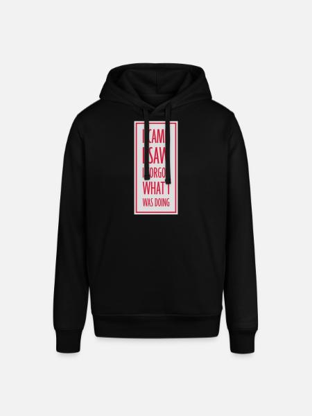 I came saw forget - Stanley/Stella SOUNDER Unisex Hoodie - black