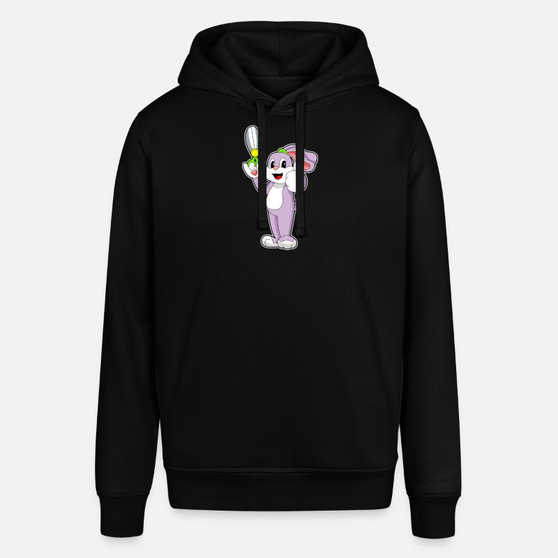 Ciseaux de coiffeur lapin - Sweat à capuche SOUNDER Stanley/Stella Unisexe - noir