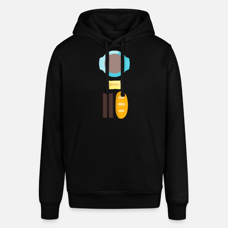 Breakfast in Taizé - Stanley/Stella Unisex Hoodie SOUNDER - Schwarz